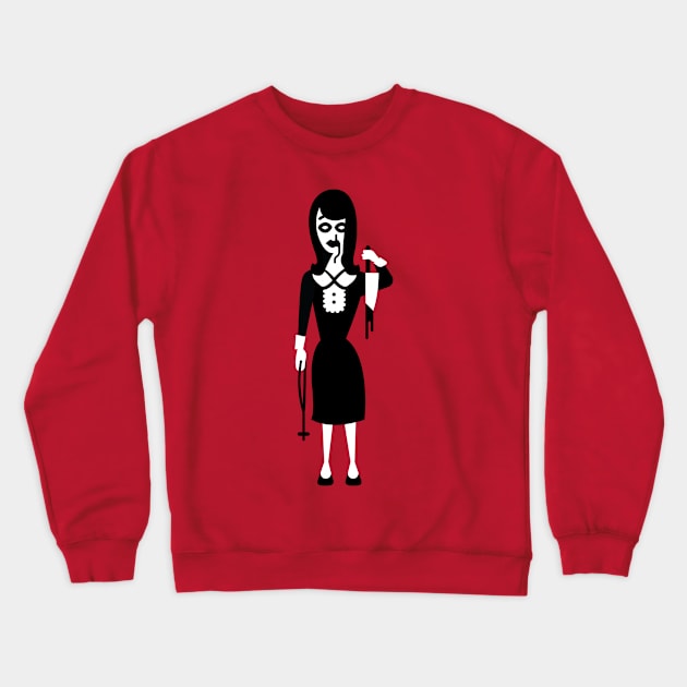 Femmes of Fright - DARLING! Crewneck Sweatshirt by evilgoods